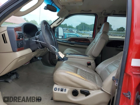 2005 Ford Super Duty F-250 XL with VIN 1FTSW21P15EA95290, listed as a Copart auction lot 61757644 with 0 mi miles and Salvage Title. Bid and sale history available at carsss.com. Image 7.