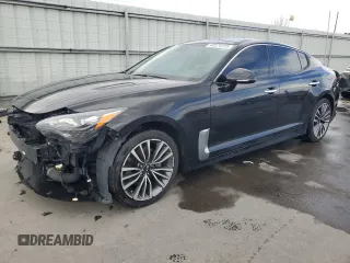 2018 Kia Stinger Premium with VIN KNAE25LA2J6028315, listed as a Copart auction lot 48574225 with 94,324 mi miles and Salvage Title. Bid and sale history available at carsss.com. Image 1.