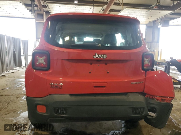 2018 Jeep Renegade Upland с VIN ZACCJBAB2JPJ50593, выставлен на аукционе Copart как лот 60989745 с пробегом 55 054 миль миль и Списание • Salvage title. История ставок и продаж доступна на DreamBid. Изображение 6.