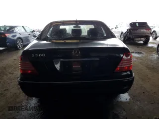 2001 Mercedes-Benz S-Class with VIN WDBNG75J31A174313, listed as a Copart auction lot 44076915 with 193,049 mi miles and Salvage Title. Bid and sale history available at carsss.com. Image 6.