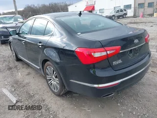 2015 Kia Cadenza Premium with VIN KNALN4D74F5188219, listed as a IAAI auction lot 41530800 with 144,330 mi miles. Bid and sale history available at carsss.com. Image 3.