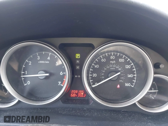 2010 Mazda 6 i Sport with VIN 1YVHZ8BH9A5M24754, listed as a IAAI auction lot 42103941 with 208,195 mi miles. Bid and sale history available at carsss.com. Image 7.