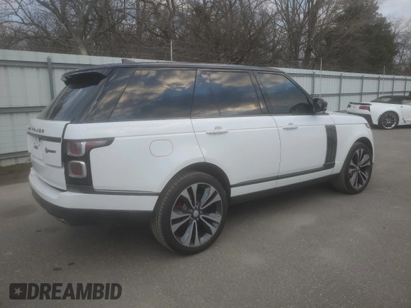 2019 Land Rover Range Rover with VIN SALGW2SEXKA530547, listed as a Copart auction lot 82720444 with 66,469 mi miles and Non repairable. Bid and sale history available at DreamBid. Image 3.