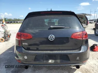 2017 Volkswagen Golf GTI S with VIN 3VW4T7AU6HM033285, listed as a Copart auction lot 77129054 with 55,781 mi miles and Salvage Title. Bid and sale history available at carsss.com. Image 6.