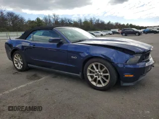 2011 Ford Mustang GT with VIN 1ZVBP8FF2B5158034, listed as a Copart auction lot 73956514 with 140,462 mi miles and Salvage Title. Bid and sale history available at DreamBid. Image 4.