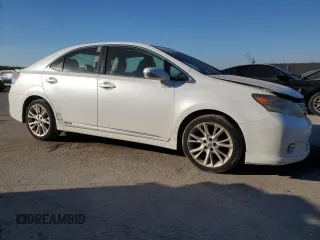 2010 Lexus HS 250h with VIN JTHBB1BA7A2008020, listed as a Copart auction lot 43164075 with 195,548 mi miles and Salvage Title. Bid and sale history available at DreamBid. Image 4.