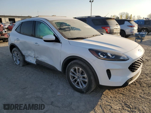 2021 Ford Escape SE with VIN 1FMCU9G63MUB15590, listed as a Copart auction lot 48617445 with 23,480 mi miles and Salvage Title. Bid and sale history available at carsss.com. Image 4.
