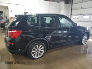2017 BMW X3 xDrive28i with VIN 5UXWX9C30H0W70206, listed as a Copart auction lot 48616615 with 147,545 mi miles and Clean Title. Bid and sale history available at DreamBid. Image 3.