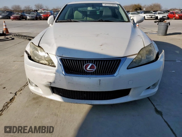 2010 Lexus IS 250 with VIN JTHBF5C25A5126925, listed as a Copart auction lot 47232905 with Not Provided miles and Salvage Title. Bid and sale history available at carsss.com. Image 5.