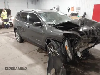 2018 Jeep Cherokee Limited with VIN 1C4PJMDX7JD577855, listed as a IAAI auction lot 41020026 with 111,267 mi miles. Bid and sale history available at carsss.com. Image 1.
