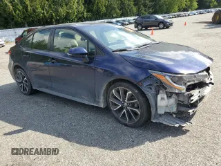 2020 Toyota Corolla SE with VIN JTDP4RCE3LJ004394, listed as a Copart auction lot 55039085 with 98,579 mi miles and Salvage Title. Bid and sale history available at DreamBid. Image 4.
