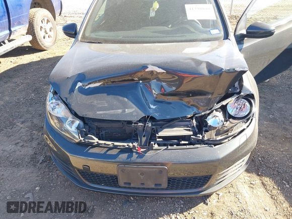 2012 Volkswagen GTI w/Conv & Sunroof with VIN WVWEV7AJ6CW161963, listed as a IAAI auction lot 41398810 with 172,582 mi miles and . Bid and sale history available at DreamBid. Image 6.