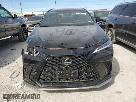 2022 Lexus NX with VIN JTJKGCEZ6N5000640, listed as a Copart auction lot 42488723 with 9,705 mi miles. Bid and sale history available at carsss.com. Image 5.