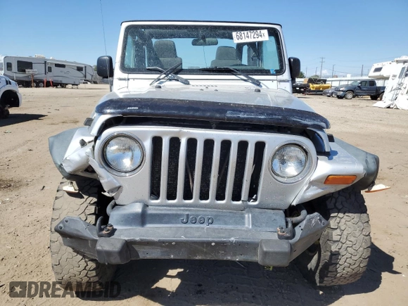 2006 Jeep Wrangler X with VIN 1J4FA39S66P717896, listed as a Copart auction lot 68147294 with 247,172 mi miles and Salvage Title. Bid and sale history available at carsss.com. Image 5.