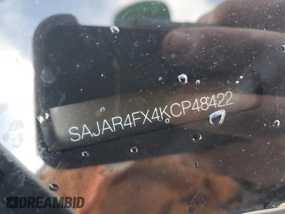 2019 Jaguar XE 25t with VIN SAJAR4FX4KCP48422, listed as a Copart auction lot 40850444 with 102,515 mi miles. Bid and sale history available at carsss.com. Image 12.