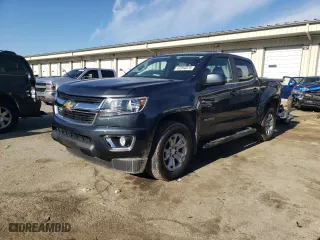 2019 Chevrolet Colorado 4WD LT with VIN 1GCGTCEN0K1121829, listed as a Copart auction lot 43394075 with 54,708 mi miles and Salvage Title. Bid and sale history available at carsss.com. Image 1.