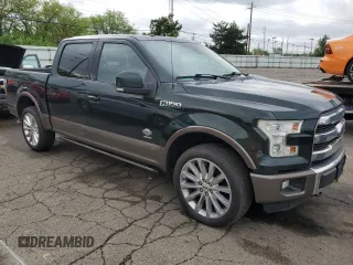 2015 Ford F-150 XLT with VIN 1FTEW1EGXFFC82332, listed as a Copart auction lot 55688605 with 127,679 mi miles and Salvage Title. Bid and sale history available at carsss.com. Image 4.