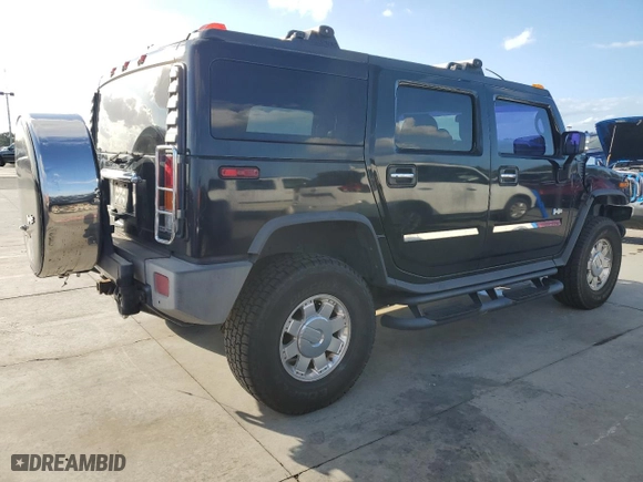 2003 Hummer H2 with VIN 5GRGN23U43H117109, listed as a Copart auction lot 75563474 with 0 mi miles and Non Repairable. Bid and sale history available at carsss.com. Image 3.