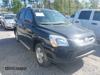 2010 Kia Sportage LX with VIN KNDKG3A47A7701814, listed as a IAAI auction lot 41991983 with 59,584 mi miles and . Bid and sale history available at carsss.com. Image 1.