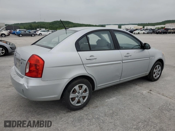 2008 Hyundai Accent GLS with VIN KMHCN46C78U272620, listed as a Copart auction lot 54587375 with 105,367 mi miles and Clean Title. Bid and sale history available at carsss.com. Image 3.
