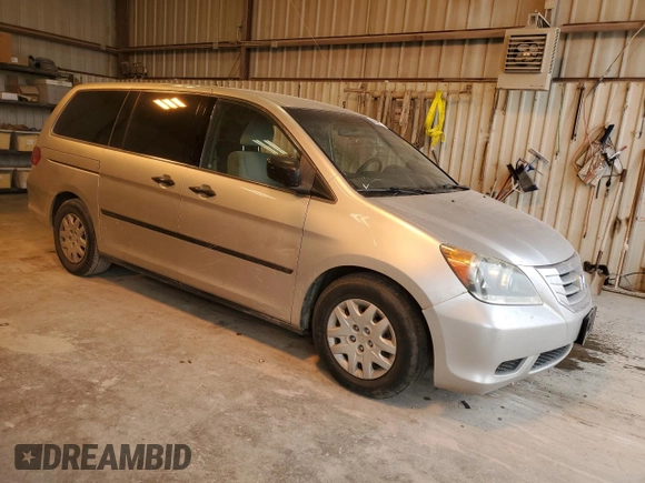 2008 Honda Odyssey LX with VIN 5FNRL38258B110528, listed as a Copart auction lot 44129175 with 93,780 mi miles and Salvage Title. Bid and sale history available at carsss.com. Image 4.