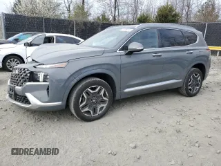 2021 Hyundai Santa Fe Calligraphy z VIN 5NMS5DAL0MH336893, wystawiony jako Copart lot #51046015 z przebiegiem 146 954 mil mil oraz Szkoda całkowita • Salvage title. Historia ofert i sprzedaży dostępna na DreamBid. Obrazek 1.