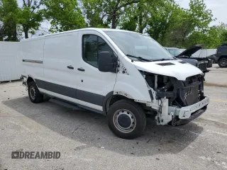 2018 Ford Transit with VIN 1FTYR2YM7JKB11758, listed as a Copart auction lot 56549705 with 104,015 mi miles and Salvage title. Bid and sale history available at DreamBid. Image 4.
