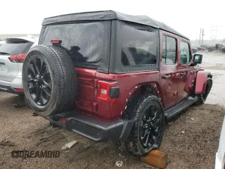 2021 Jeep Wrangler Unlimited Sahara с VIN 1C4JJXP6XMW676754, выставлен на аукционе Copart как лот 58538655 с пробегом 49 785 миль миль и Списание • Salvage title. История ставок и продаж доступна на DreamBid. Изображение 3.