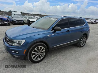 2018 Volkswagen Tiguan SEL with VIN 3VV3B7AX6JM036691, listed as a Copart auction lot 63609725 with 58,522 mi miles and Clean title. Bid and sale history available at DreamBid. Image 1.