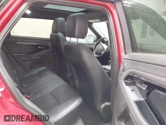 2020 Land Rover Range Rover Evoque S with VIN SALZJ2FX9LH061074, listed as a IAAI auction lot 41987315 with 41,497 mi miles and . Bid and sale history available at DreamBid. Image 8.