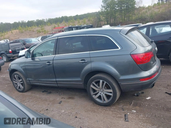 2015 Audi Q7 Premium Plus with VIN WA1LGAFE4FD008776, listed as a IAAI auction lot 41528346 with 213,557 mi miles and . Bid and sale history available at DreamBid. Image 14.