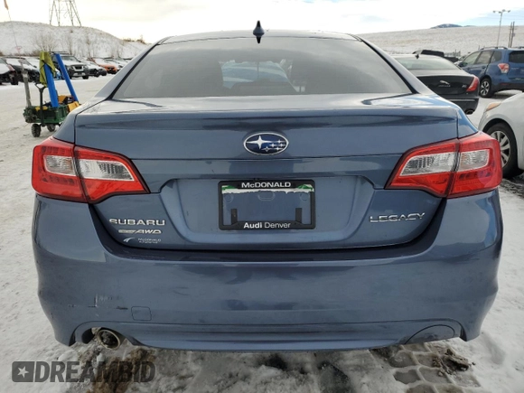 2016 Subaru Legacy с VIN 4S3BNBH60G3011961, выставлен на аукционе Copart как лот 41707875 с пробегом 52 655 миль миль и Списание • Salvage title. История ставок и продаж доступна на DreamBid. Изображение 6.