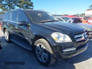 2012 Mercedes-Benz GL-Class GL 450 with VIN 4JGBF7BE2CA795653, listed as a IAAI auction lot 41847301 with 144,137 mi miles. Bid and sale history available at carsss.com. Image 1.