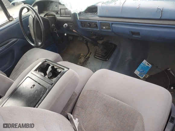 1995 Ford F-250 with VIN 1FTHX26F6SKB52006, listed as a Copart auction lot 69802024 with 0 mi miles and Salvage Title. Bid and sale history available at carsss.com. Image 8.