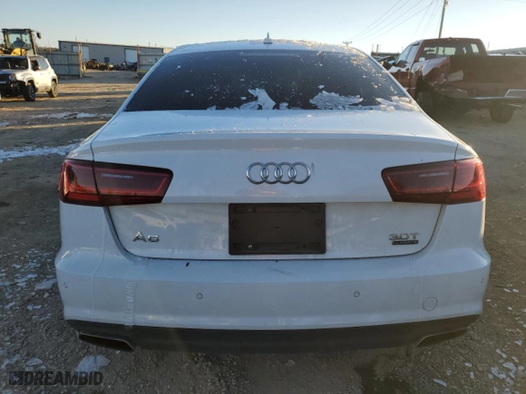 2017 Audi A6 Premium Plus with VIN WAUF2AFC6HN020597, listed as a Copart auction lot 87226384 with 78,177 mi miles and Salvage Title. Bid and sale history available at carsss.com. Image 6.