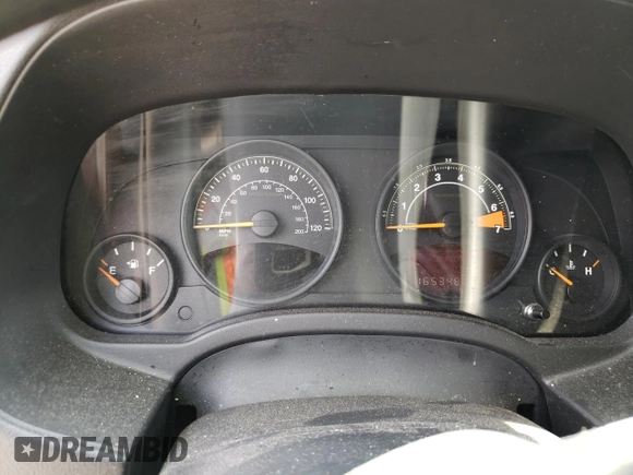 2015 Jeep Compass Sport with VIN 1C4NJCBB7FD110676, listed as a Copart auction lot 58674814 with 165,348 mi miles and Salvage Title. Bid and sale history available at carsss.com. Image 9.