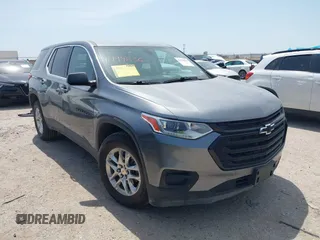 2020 Chevrolet Traverse LS with VIN 1GNERFKW3LJ277067, listed as a IAAI auction lot 41994836 with 86,543 mi miles and . Bid and sale history available at DreamBid. Image 1.