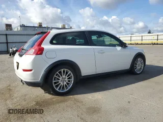 2011 Volvo C30 with VIN YV1672MK3B2205455, listed as a Copart auction lot 51128085 with 100,576 mi miles and Salvage Title. Bid and sale history available at carsss.com. Image 3.