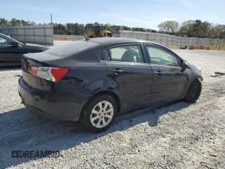 2012 Kia Rio LX with VIN KNADM4A32C6094306, listed as a Copart auction lot 50883425 with 185,627 mi miles and Salvage Title. Bid and sale history available at carsss.com. Image 3.