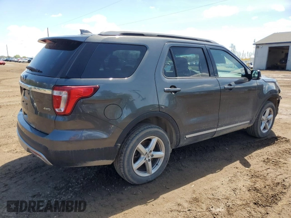 2017 Ford Explorer XLT with VIN 1FM5K8D89HGA68486, listed as a Copart auction lot 48951465 with 133,578 mi miles and Clean Title. Bid and sale history available at DreamBid. Image 3.