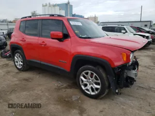 2018 Jeep Renegade Latitude with VIN ZACCJABBXJPJ15549, listed as a Copart auction lot 63361674 with 75,809 mi miles and Non repairable. Bid and sale history available at DreamBid. Image 4.