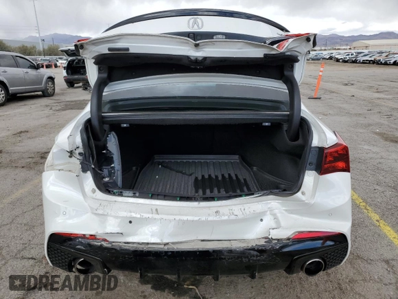 2019 Acura TLX w/A-Spec Pkg with VIN 19UUB2F66KA001204, listed as a Copart auction lot 47889975 with 110,965 mi miles and Salvage Title. Bid and sale history available at carsss.com. Image 6.