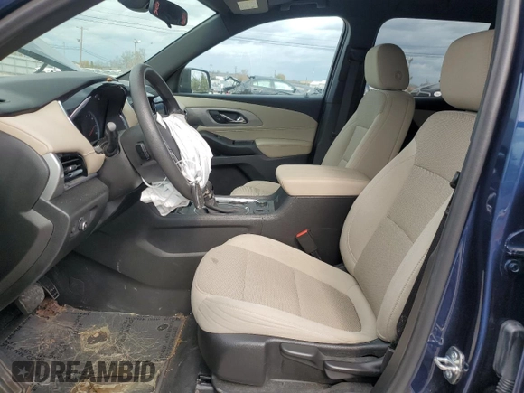 2022 Chevrolet Traverse LS with VIN 1GNEVFKW8NJ190604, listed as a Copart auction lot 78693064 with 34,252 mi miles and Salvage Title. Bid and sale history available at carsss.com. Image 7.