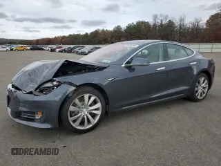 2017 Tesla Model S 60 with VIN 5YJSA1E14HF195384, listed as a Copart auction lot 78435364 with 49,736 mi miles and Salvage title. Bid and sale history available at DreamBid. Image 1.