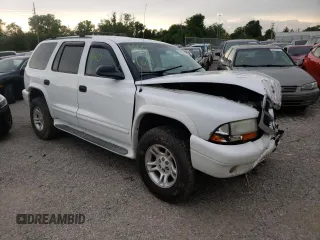 2003 Dodge Durango SLT with VIN 1D4HS48Z83F627153, listed as a Copart auction lot 53620184 with Not Provided miles and Salvage Title. Bid and sale history available at DreamBid. Image 4.