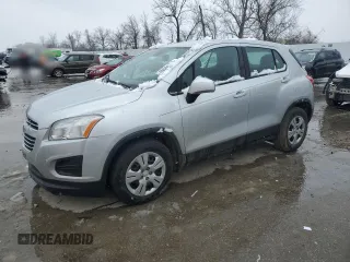 2016 Chevrolet Trax LS with VIN KL7CJKSB9GB634052, listed as a Copart auction lot 45041765 with 226,783 mi miles and Clean Title. Bid and sale history available at carsss.com. Image 1.
