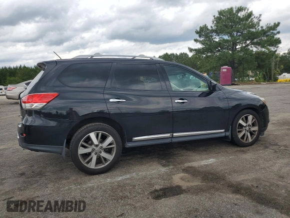 2015 Nissan Pathfinder Platinum with VIN 5N1AR2MN9FC684030, listed as a Copart auction lot 59079065 with 118,352 mi miles and Salvage title. Bid and sale history available at DreamBid. Image 3.