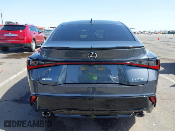 2021 Lexus IS 350 F Sport with VIN JTHGZ1B26M5037621, listed as a IAAI auction lot 42271422 with 42,719 mi miles and . Bid and sale history available at DreamBid. Image 16.