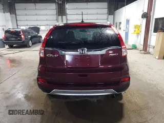 2015 Honda CR-V EX-L with VIN 5J6RM4H77FL090494, listed as a Copart auction lot 53331155 with 197,620 mi miles and Salvage Title. Bid and sale history available at carsss.com. Image 6.