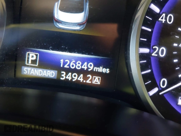 2015 Infiniti Q50 Sport with VIN JN1BV7AP7FM340930, listed as a IAAI auction lot 41134481 with 126,849 mi miles and . Bid and sale history available at DreamBid. Image 16.